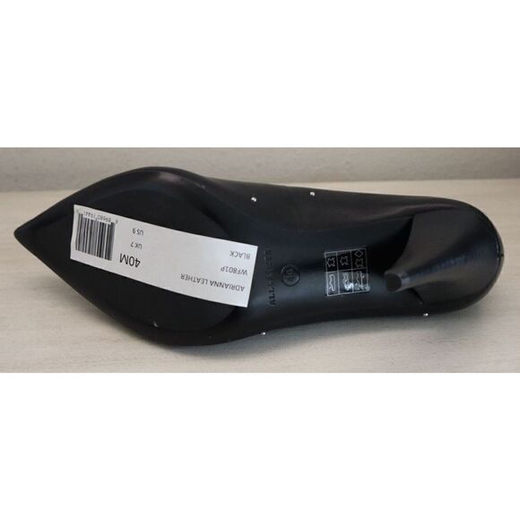 ALLSAINTS 34WF801P Women's Sz 9M Black Adrianna Leather Studded Heels Pumps - Picture 6 of 13